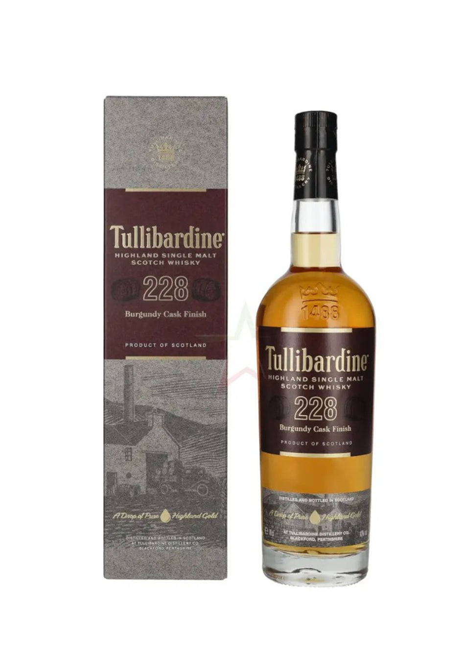 Tullibardine 228 Burgundy Finish – Highland Single Malt 70cl 43% Astucciato