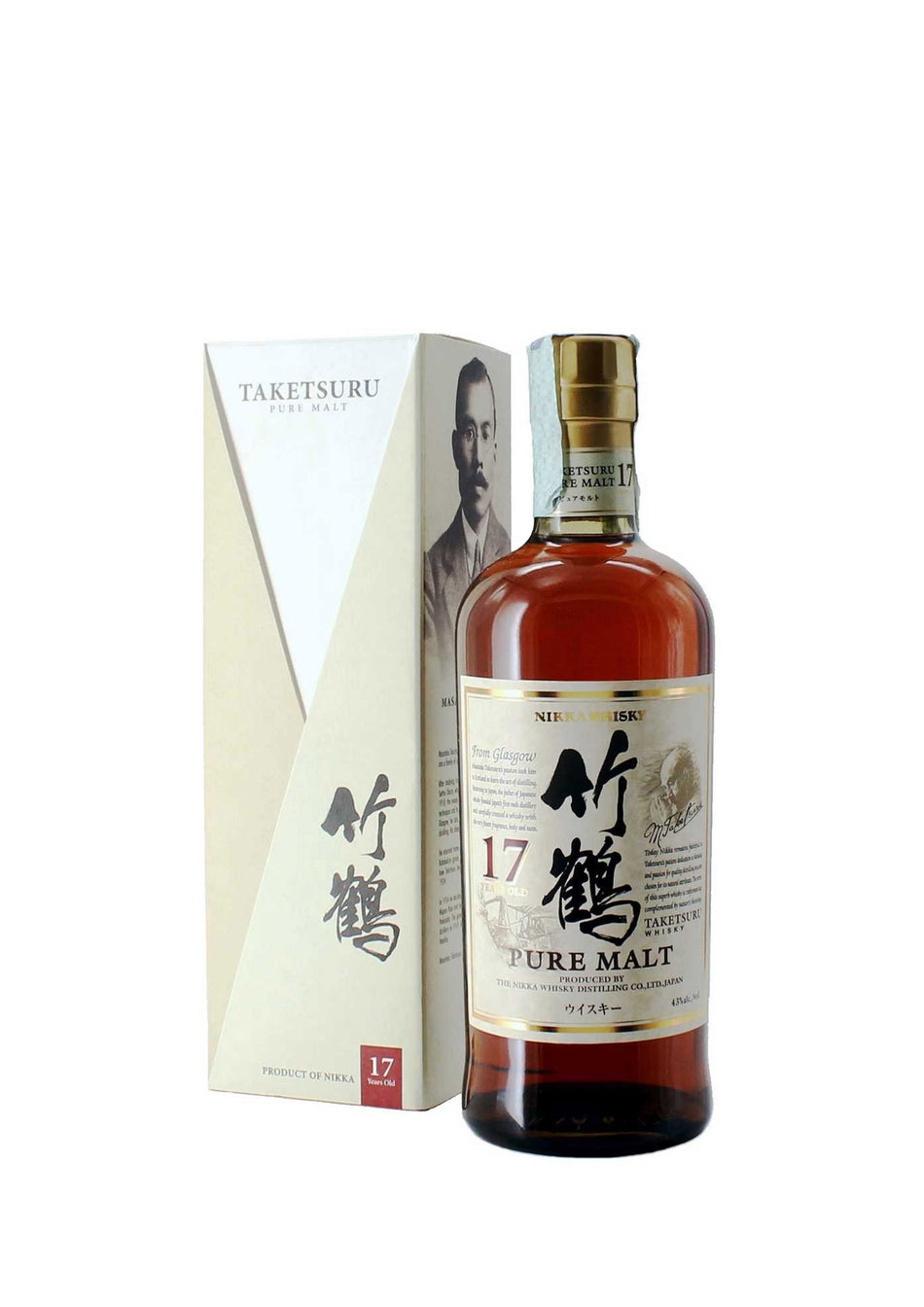 Pure Malt Japanese Whiskey Taketsuru 17 anni  Nikka 70 cl 43% Astucciato